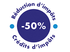 Réduction d'impôts de 50 % sur les crédits d'impôts.